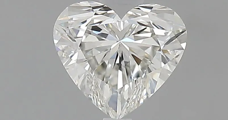 0.64ct Heart Natural Diamond (Colour G, Clarity IF, Cut VG, IGI Certified)