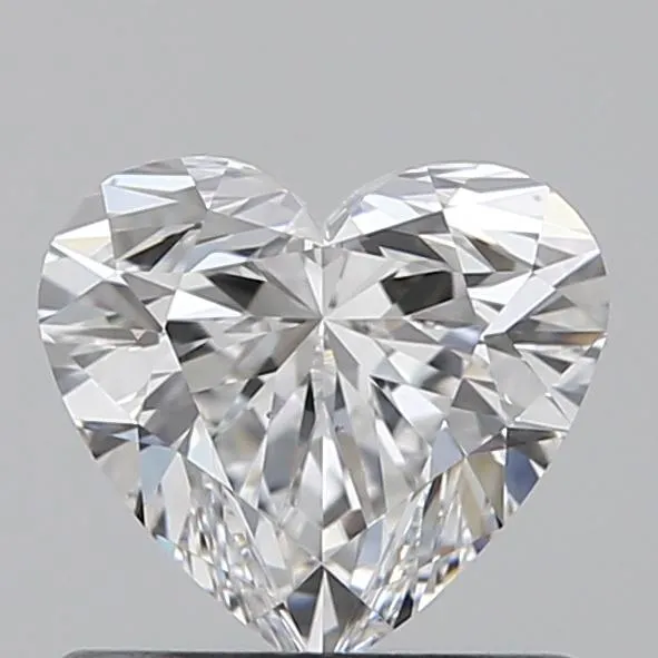 0.70ct Heart Natural Diamond (Colour D, Clarity VS2, Cut EX, GIA Certified)