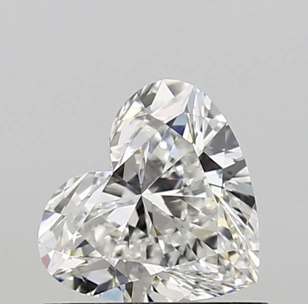 0.70ct Heart Natural Diamond (Colour F, Clarity VS1, GIA Certified)