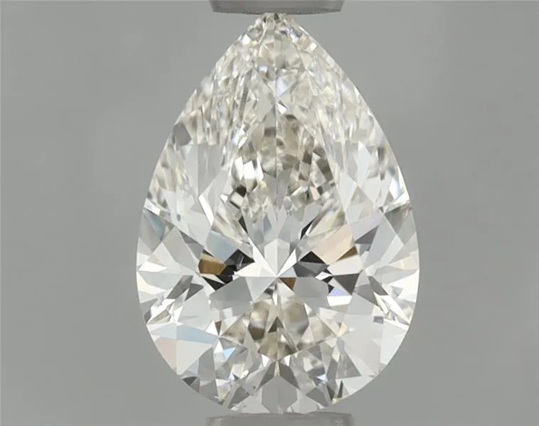 0.70ct Pear Natural Diamond (Colour Faint Brown, Clarity VS2, GIA Certified)