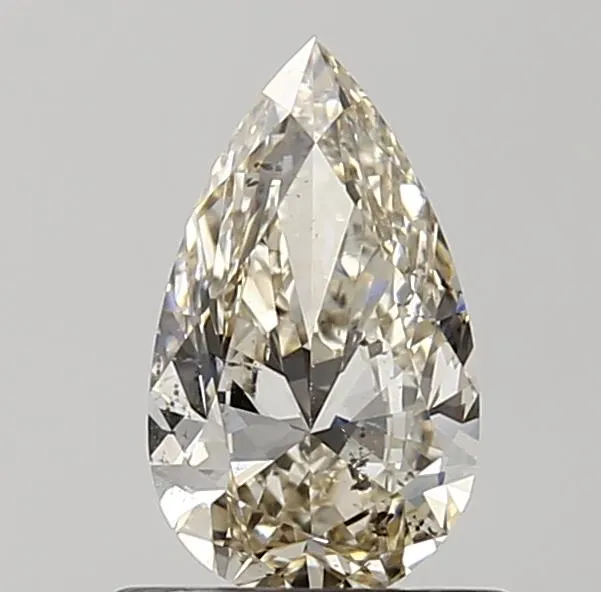 0.70ct Pear Natural Diamond (Colour J, Clarity SI1, Cut VG, IGI Certified)