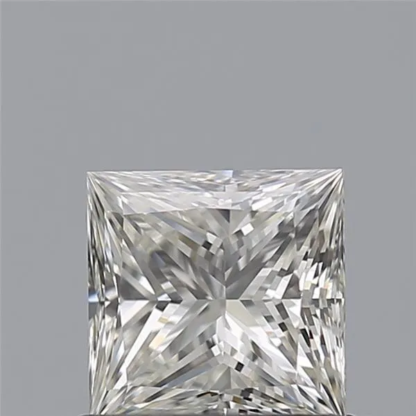 0.70ct Princess Natural Diamond (Colour J, Clarity VVS2, GIA Certified)