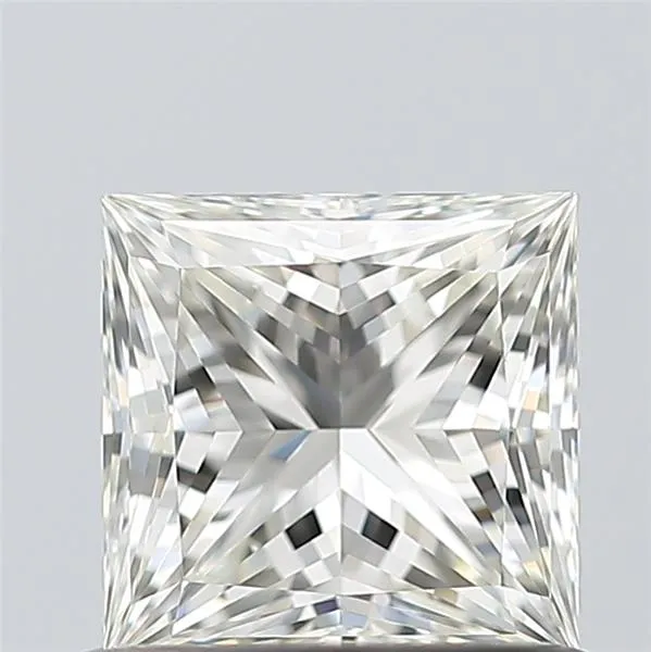 0.70ct Princess Natural Diamond (Colour J, Clarity VVS2, GIA Certified)
