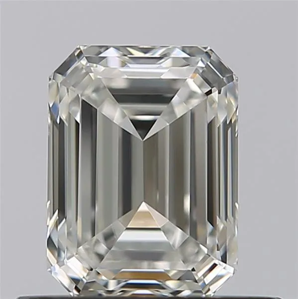 0.71ct Emerald Natural Diamond (Colour F, Clarity VVS2, GIA Certified)
