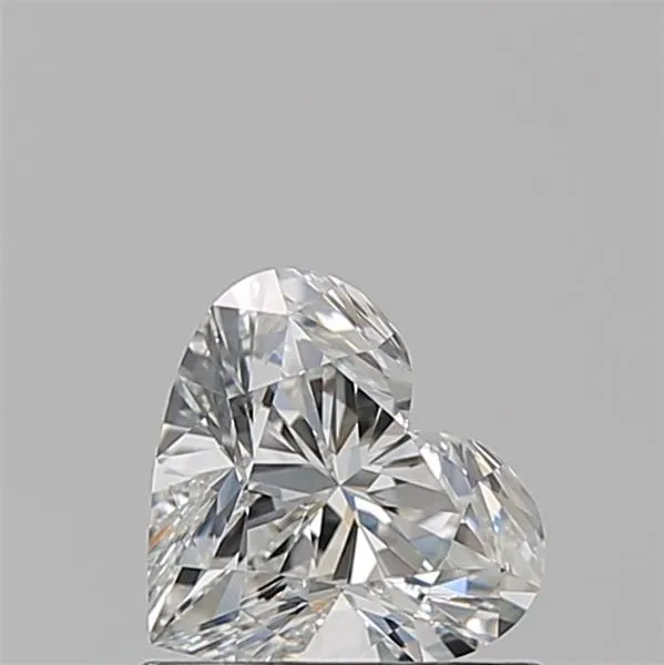 0.72ct Heart Natural Diamond (Colour F, Clarity VVS2, GIA Certified)
