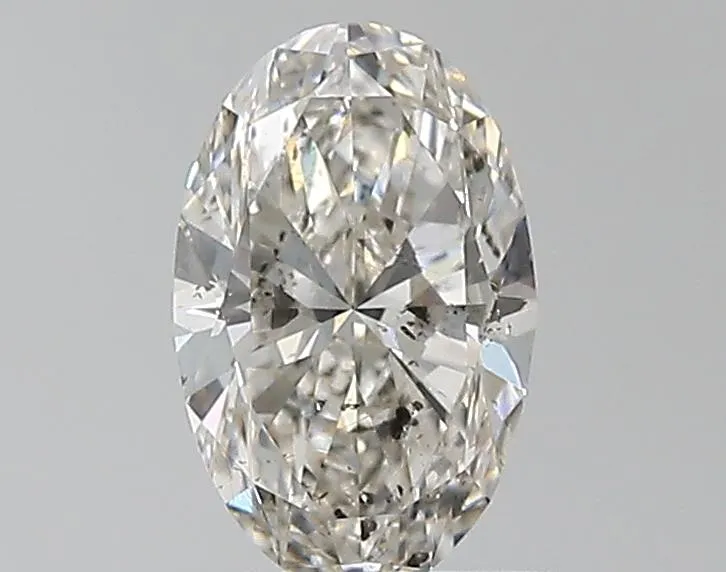 0.73ct Oval Natural Diamond (Colour J, Clarity SI2, GIA Certified)