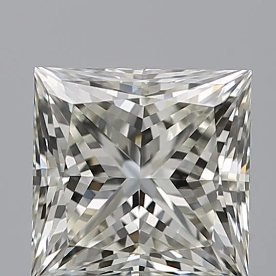 0.80ct Princess Natural Diamond (Colour H, Clarity IF, Cut VG, IGI Certified)