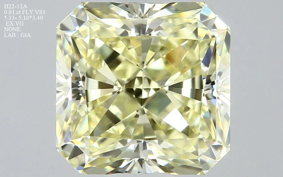 0.81 Carats RADIANT Diamond