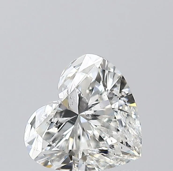 0.89ct Heart Natural Diamond (Colour G, Clarity SI2, Cut VG, IGI Certified)