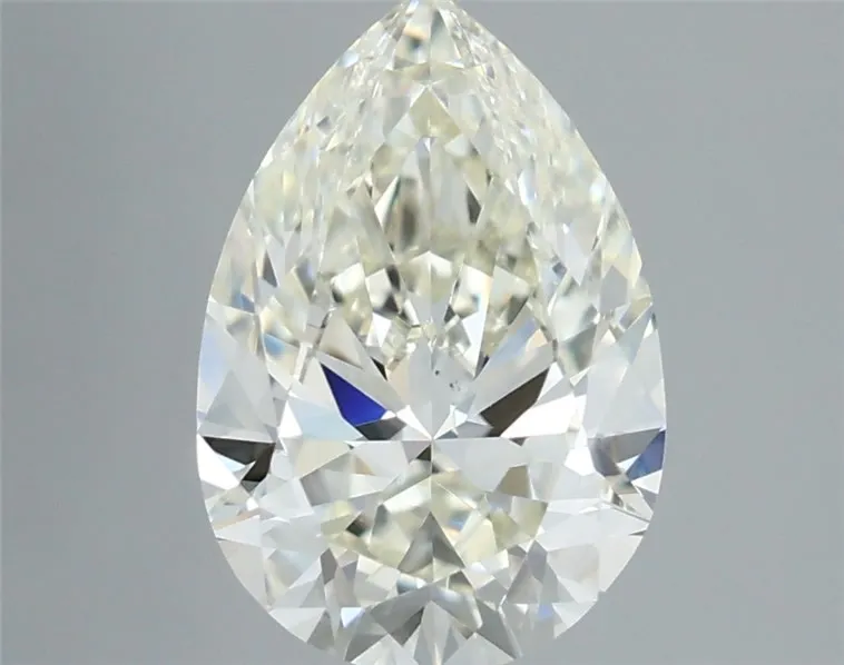 0.90ct Pear Natural Diamond (Colour J, Clarity VS2, Cut VG, IGI Certified)
