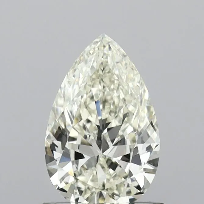 0.90ct Pear Natural Diamond (Colour J, Clarity VVS2, Cut VG, IGI Certified)