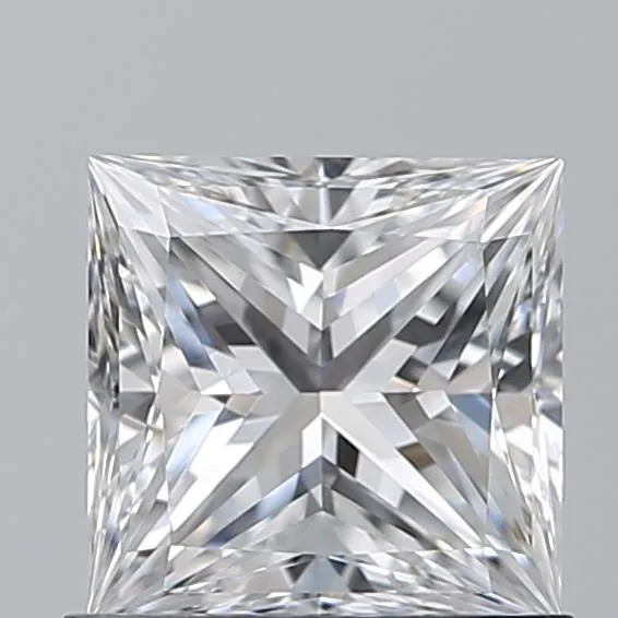 0.91ct Princess Natural Diamond (Colour D, Clarity VVS2, GIA Certified)