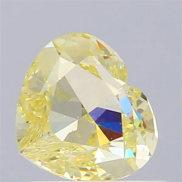 1.00ct Heart Natural Diamond (Colour Fancy Light Yellow, Clarity VS2, GIA Certified)