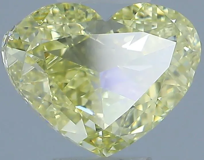 1.00ct Heart Natural Diamond (Colour Fancy Yellow, Clarity SI1, GIA Certified)