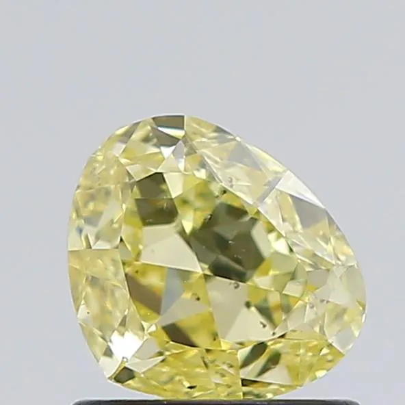 1.00ct Heart Natural Diamond (Colour Fancy Yellow, Clarity SI2, GIA Certified)