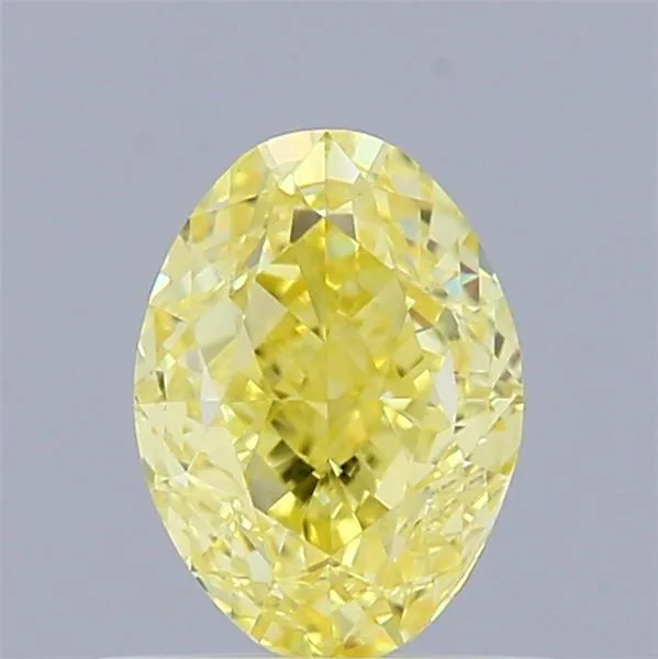 1.00ct Oval Natural Diamond (Colour Fancy Intense Yellow, Clarity SI1, GIA Certified)