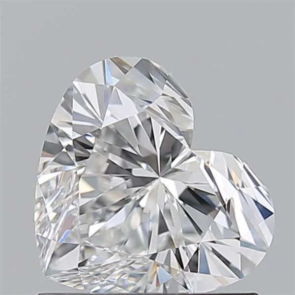 1.01ct Heart Natural Diamond (Colour F, Clarity VVS1, GIA Certified)