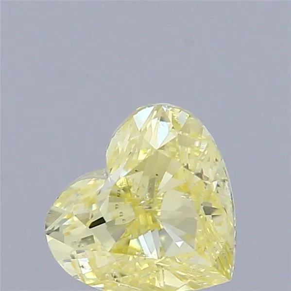 1.01ct Heart Natural Diamond (Colour Fancy Yellow, Clarity SI2, GIA Certified)