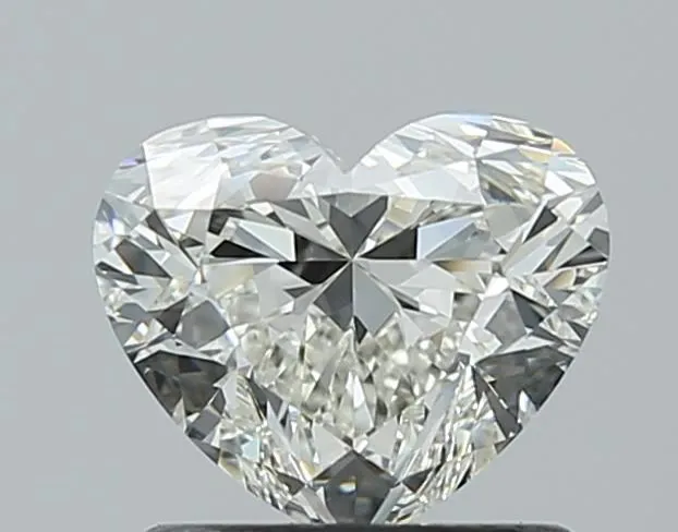1.02ct Heart Natural Diamond (Colour I, Clarity IF, Cut VG, IGI Certified)