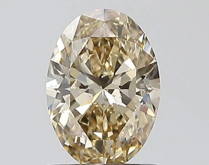 1.02ct Oval Natural Diamond (Colour Fancy, Clarity SI2, GIA Certified)