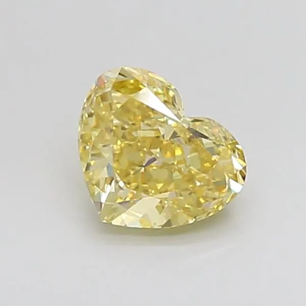 1.03ct Heart Natural Diamond (Colour Yellow, Clarity VS1, IGI Certified)