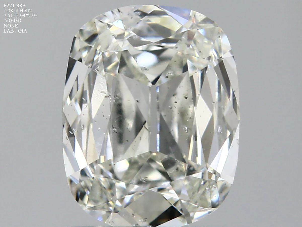 1.08 Carats CUSHION BRILLIANT Diamond