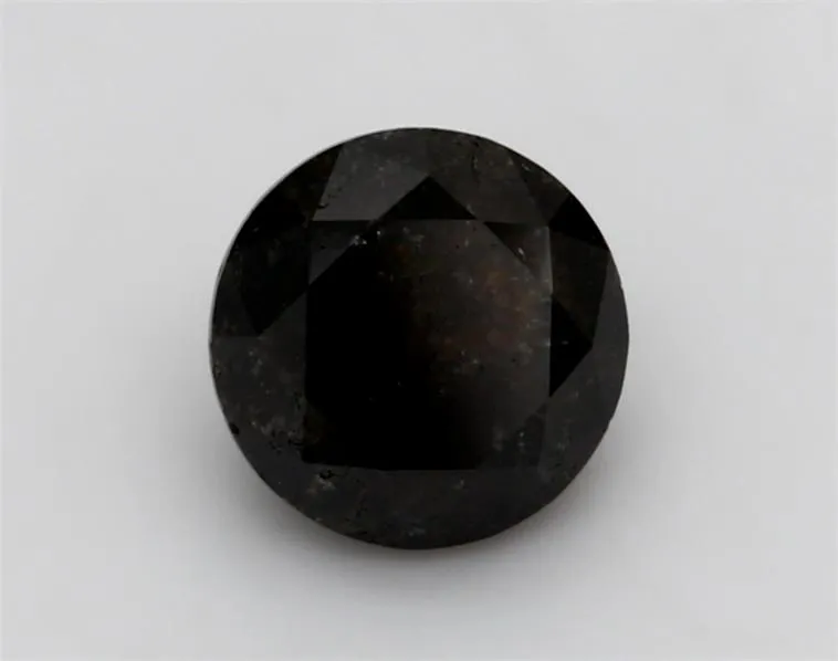 1.14ct Round Natural Diamond (Colour Fancy Black, Clarity VVS2, Cut EX, GIA Certified)