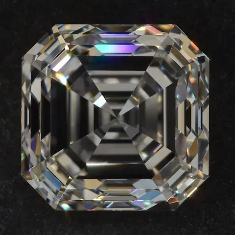 1.21ct Square emerald Natural Diamond (Colour F, Clarity VVS2, Cut VG, IGI Certified)