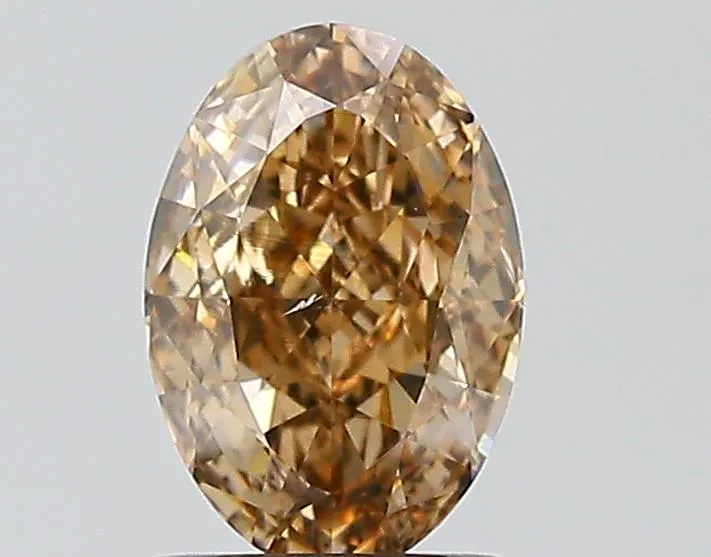 1.22ct Oval Natural Diamond (Colour Fancy Dark, Clarity SI1, GIA Certified)