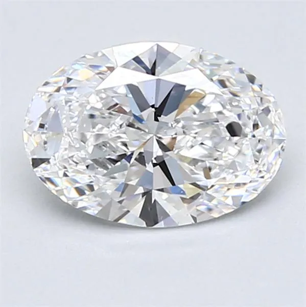 1.37ct Oval Natural Diamond (Colour D, Clarity IF, Cut GD, GIA Certified)