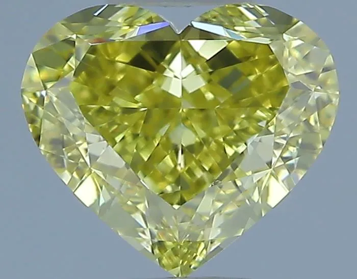 1.50ct Heart Natural Diamond (Colour Fancy Yellow, Clarity VS1, GIA Certified)