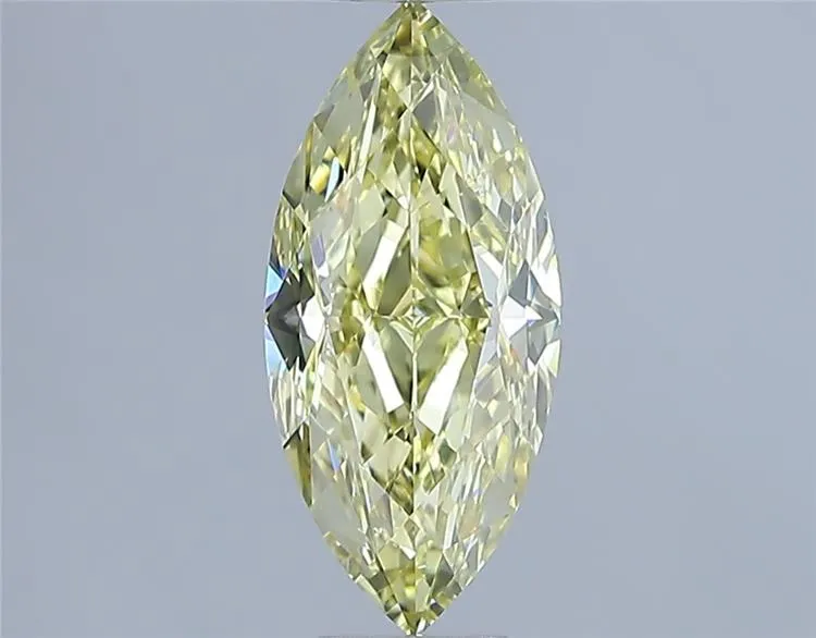 1.51ct Marquise Natural Diamond (Colour Fancy Yellow, Clarity VS2, GIA Certified)