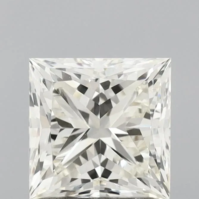 1.51ct Princess Natural Diamond (Colour J, Clarity VVS2, Cut VG, IGI Certified)