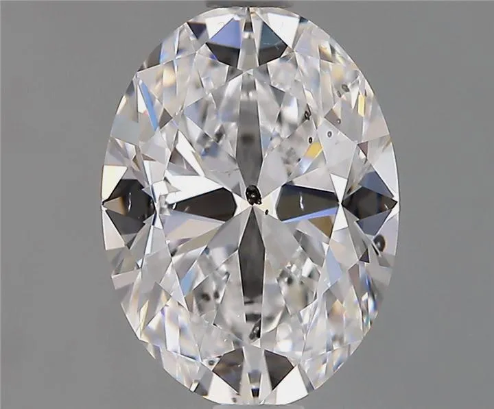 1.70ct Oval Natural Diamond (Colour D, Clarity SI2, GIA Certified)
