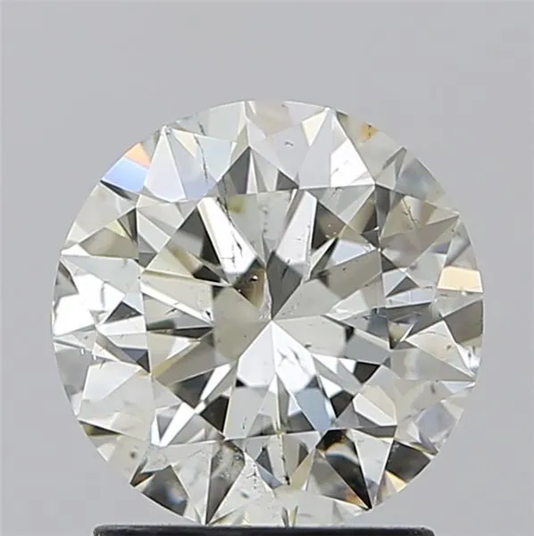 1.72ct Round Natural Diamond (Colour J, Clarity SI2, Cut EX, IGI Certified)