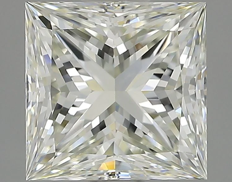 1.74ct Princess Natural Diamond (Colour J, Clarity VS1, Cut EX, IGI Certified)