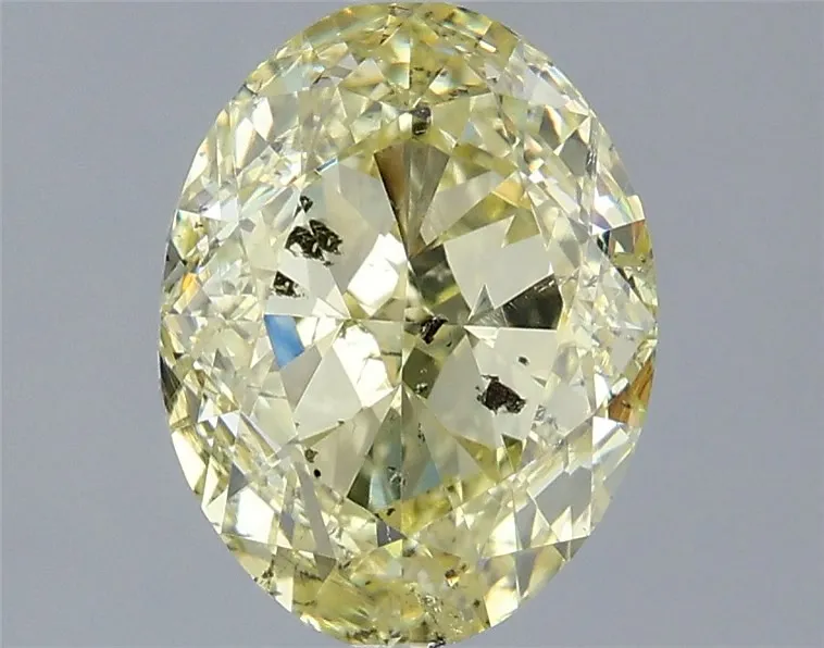 1.90ct Oval Natural Diamond (Colour Yellow, Clarity SI2, Cut VG, IGI Certified)