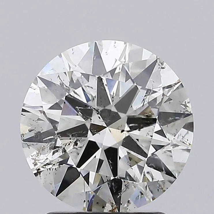 2.00ct Round Natural Diamond (Colour I, Clarity SI2, Cut EX, IGI Certified)