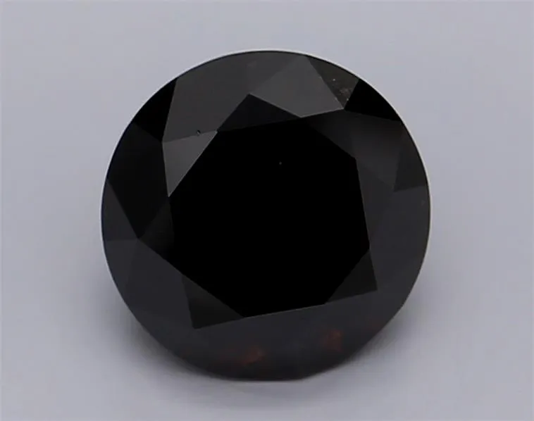 2.01ct Round Natural Diamond (Colour Fancy Dark Brown, Clarity VVS2, Cut EX, GIA Certified)