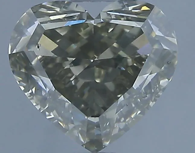 2.03ct Heart Natural Diamond (Colour Fancy Gray, Clarity SI1, GIA Certified)