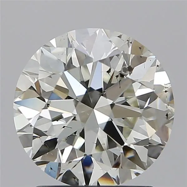 2.15ct Round Natural Diamond (Colour J, Clarity SI2, Cut EX, IGI Certified)