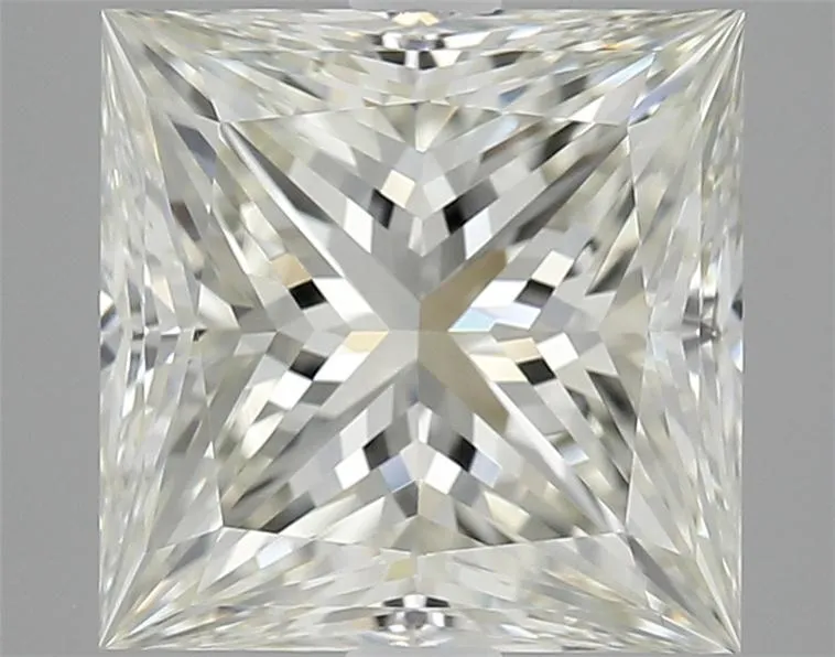 3.03ct Princess Natural Diamond (Colour J, Clarity VVS2, Cut EX, IGI Certified)