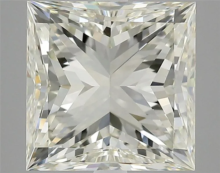 5.00ct Princess Natural Diamond (Colour J, Clarity VVS2, Cut VG, IGI Certified)