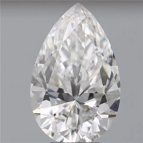5.01ct Pear Natural Diamond (Colour F, Clarity VVS2, GIA Certified)