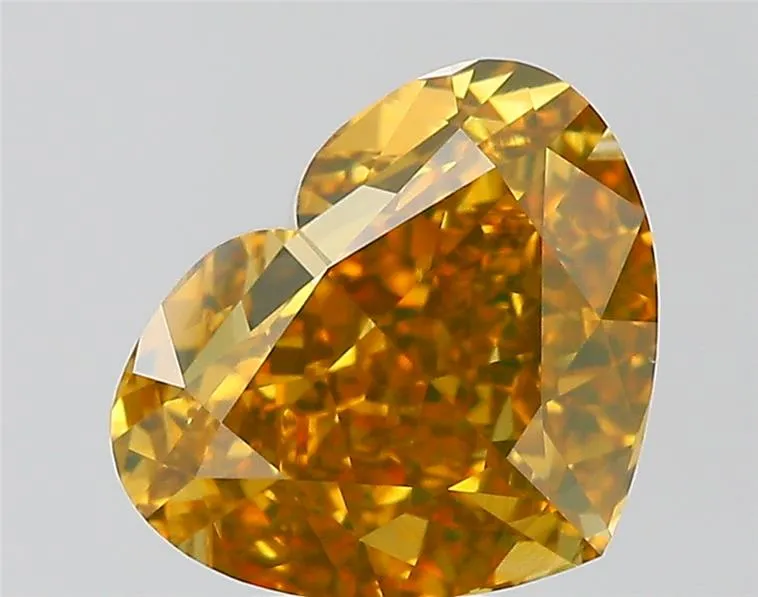5.02ct Heart Natural Diamond (Colour Fancy Deep Yellow, Clarity VS1, GIA Certified)