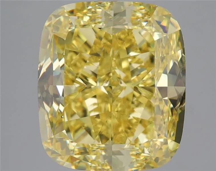 8.02ct Cushion brilliant Natural Diamond (Colour Fancy Vivid Yellow, Clarity VS2, GIA Certified)